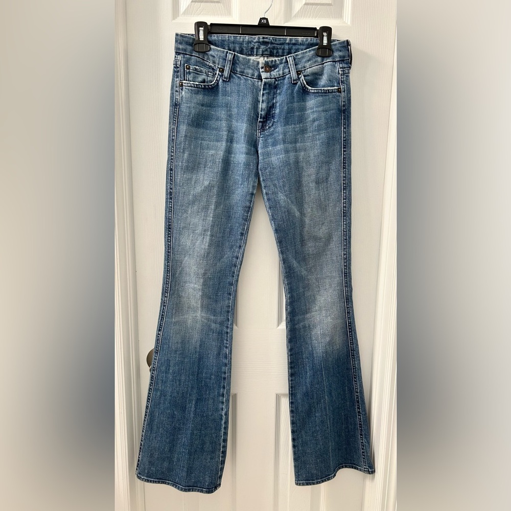 7 For all mankind woman’s 28 A Pocket Blue Jeans